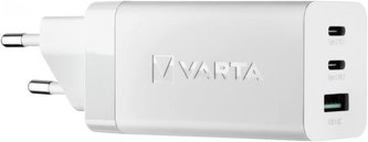 Síťová nabíječka "High Speed", 1x USB, 2x USB-C, 65W, VARTA 57956101401