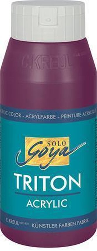 Akrylová barva "TRITON SOLO GOYA", bordó, 750 ml, KREUL