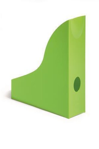 Stojan na časopisy "Basic", zelená, plast, 73 mm, DURABLE