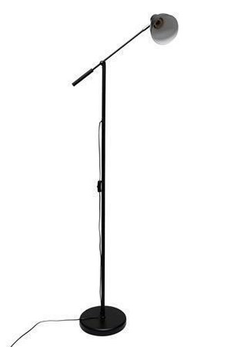 Stojací lampa "Finja", černá, kancelářská, MAUL
