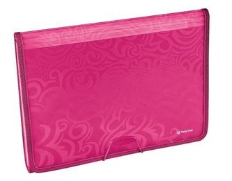 Harmonikové desky "Tai Chi", s gumičkou, malinová, PP, A4, PANTA PLAST