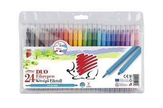 Fixy "300 DUO", 24 barev, 1 mm, ICO