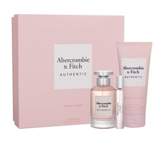Abercrombie & Fitch Authentic parfémovaná voda 100 ml + parfémovaná voda 15 ml + tělové mléko 200 ml