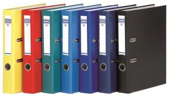 Pákový pořadač "Master", tmavě modrý, 50 mm, A4, s ochranným spodním kováním, PP/karton, DONAU