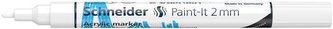 120149 Akrylový popisovač "Paint-It 310", bílá, 2 mm, SCHNEIDER