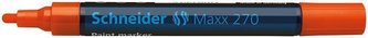 Permanentní lakový popisovač "Maxx 270", oranžová, 1-3mm, SCHNEIDER