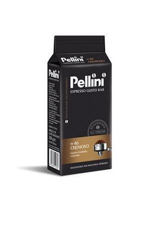 Káva mletá, pražená, vakuově balené, 250 g, PELLINI "Cremoso"