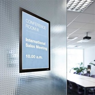 Prezentační rám "DURAFRAME®, černá, A4, samolepicí, DURABLE