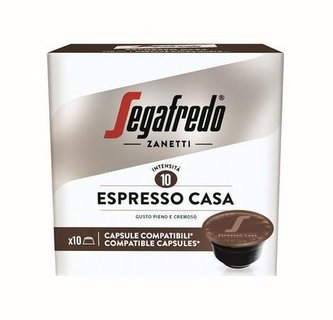 Kávové kapsle "Espresso Casa", kompatibilní s Dolce Gusto, 10 ks, SEGAFREDO 2970