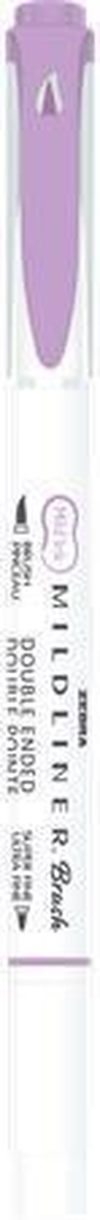 Štětcový fix "Mildliner Cool & Refined", fialová, oboustranný, ZEBRA 79180