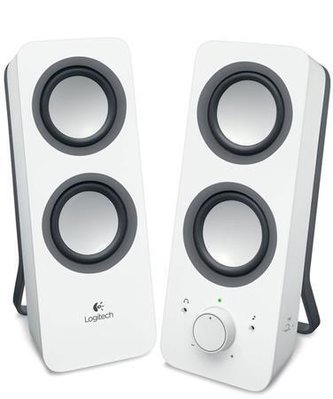 Reproduktor "Z200", bílá, 2.0, stereofonní, 5 W RMS, LOGITECH, 980-000811