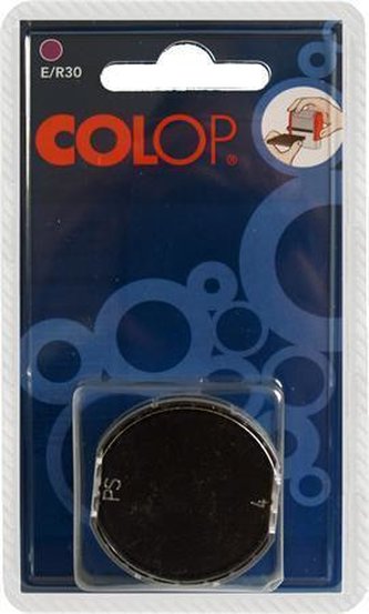 Razítkový polštářek "E/R30", purpurová, 2 ks/blister, COLOP