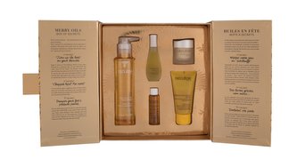 Decleor Aromessence noční hydratační balzám 15 ml + micelární čisticí olej 150 ml + suchý olej Aroma Nutrition 15 ml + olejové sérum 15 ml + tělový peeling 50 ml