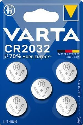 Bateria pastylkowa "CR2032", 5 szt., VARTA 6032101415