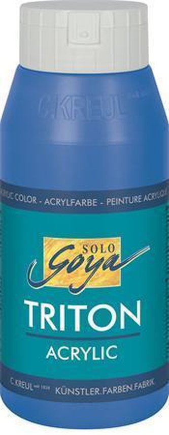 Akrylová barva "TRITON SOLO GOYA", kobaltová modrá, 750 ml, KREUL