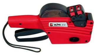 Etiketovací kleště, 2 řádkové, 8+6 znaků, BLITZ "S14"