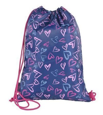Sáček na tělocvik "Blue Love", modrá-růžová, PULSE 121465