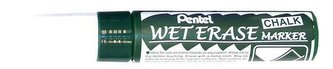 Křídový popisovač "SMW56", bílá, 10 mm, zkosený hrot, PENTEL SMW56-WO