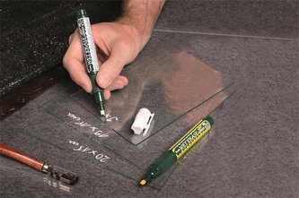 Křídový popisovač "SMW26", zelená, 2 mm, zkosený hrot, PENTEL SMW26-DO
