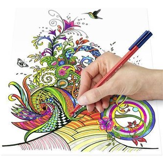 Fixy, sada "Triplus", 1 mm, 26 různých barev, STAEDTLER