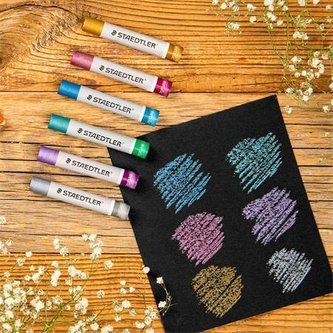 Olejové pastely "Design Journey", 6 barev, STAEDTLER 2420M C6-C