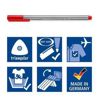 Liner "Triplus 334 Box", sada, 40 barev, 0,3 mm, STAEDTLER 334 SB40