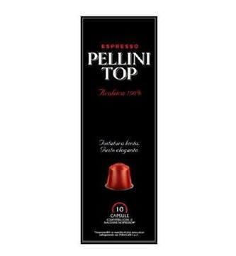 Kávové kapsle "Top", 10ks, PELLINI, do kávovarů Nespresso®
