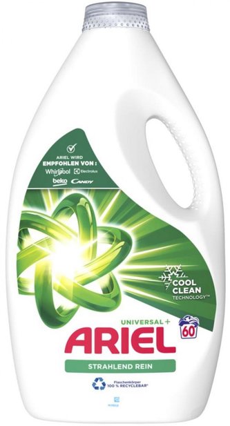 Ariel Universal+ univerzální tekutý prací gel, 60 praní 3000 ml