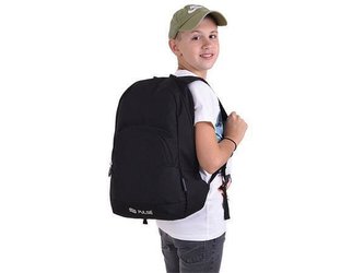 Batoh "Solo Black", černá, s přihrádkou na notebook, PULSE 121221