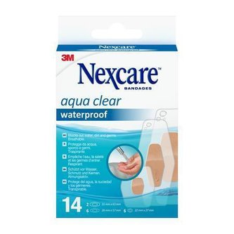 Náplast "Nexcare Aqua 360°", voděodolná, 14 ks, 3M 7100247557