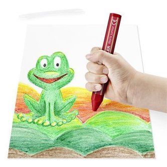 Voskovky "Noris Junior", 12 barev, jumbo, STAEDTLER 224 C12