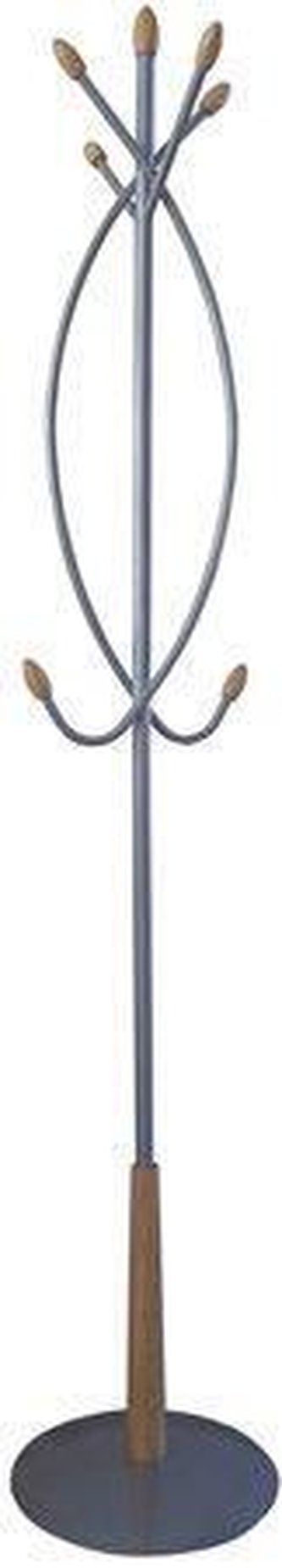 Stojanový věšák "Paso", kovový, stříbrný