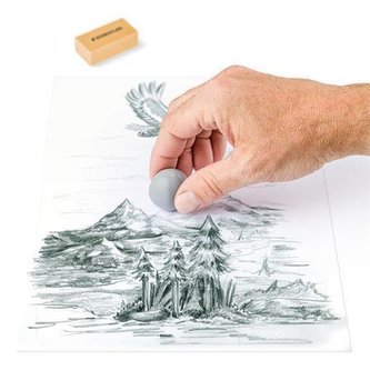 Tvárlivá pryž "Design Journey", umělecká, STAEDTLER