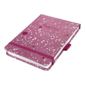 Poznámkový blok "Jolie", Pink Happiness, 110 x 79 mm, tečkovaný, 79 listů, SIGEL JN338