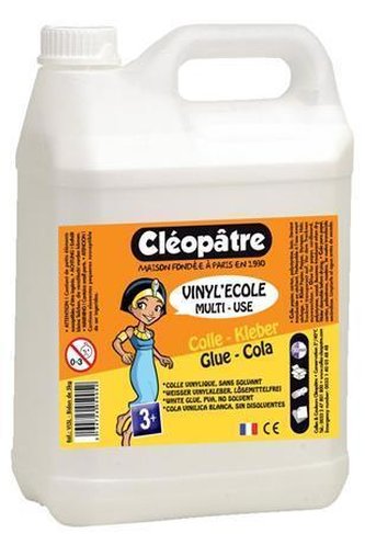 Bílé PVA lepidlo VINYL'ECOLE 5 kg, CLEOPATRE