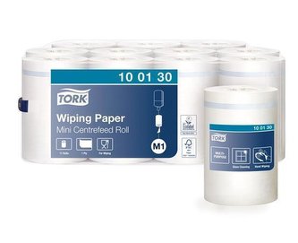 100130 Utěrka "Advanced 415", víceúčelová, bílá, papírová, v roli, systém M1, TORK