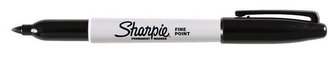 Permanentní popisovač "Fine Point", 1 mm, kuželový hrot, černý, SHARPIE