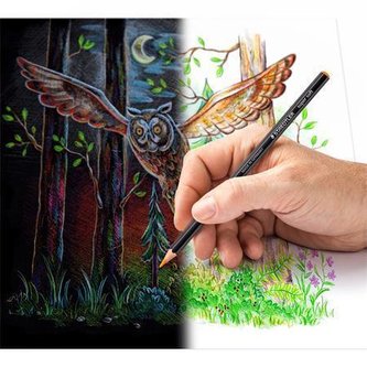 Barevné pastelky "Design Journey Super Soft", sada 12 barev, šestihranná, STAEDTLER