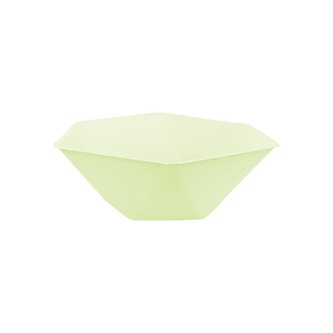 EKO - papírové misky hexagonal - Vert Decor, pastelově zelené - 15,8 x 13,7 cm 6 ks