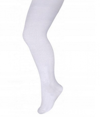 Dětské silonky, punčocháče, bílé, vel. 80/86; 80-86 (12-18m)
