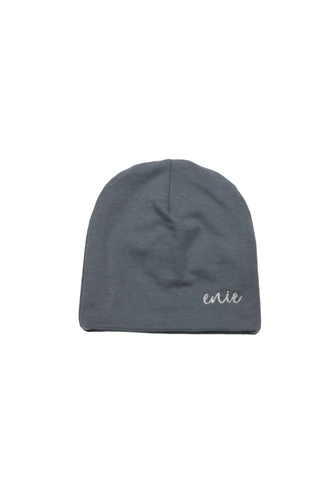 enie baby Dětská čepice BAMBOO 0-3m šedá
