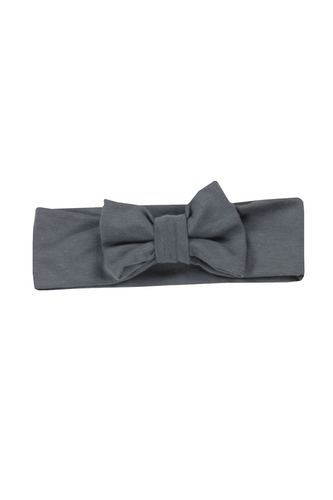 enie baby Dětská čelenka Minnie 9-12m BAMBOO šedá