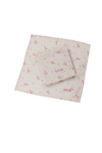 enie baby Mušelínové plenky 30x30cm Cute pink - 2ks