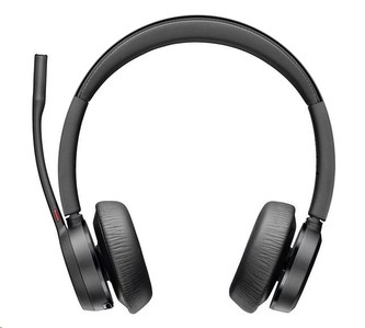 Poly Voyager 4320 bezdrátová náhlavní souprava, BT700 USB-C adaptér, stereo, nabíjecí stojánek
