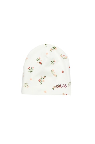 enie baby Dětská čepice 16-20m FLOWERS CREME