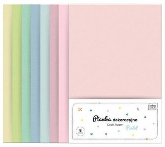 Pianka dekoracyjna 8szt pastel