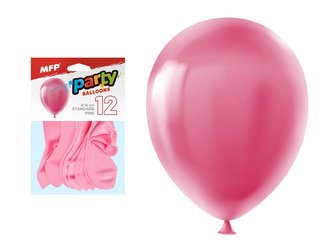 balónek nafukovací 12ks sáček standard 30cm růžový 8000123