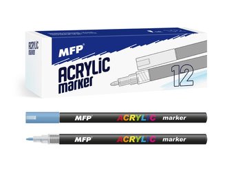 akrylový popisovač 1mm - tyrkysový 6410843 akrylový popisovač 1mm - tyrkysový 6410843