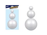 koule set 6, 8, 10cm/3ks polystyren 8885504