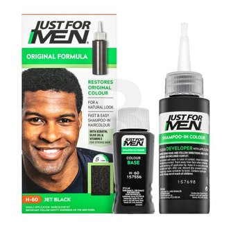 Just For Men Autostop Hair Colour barevný šampon pro muže H60 Natural Jet Black 35 g